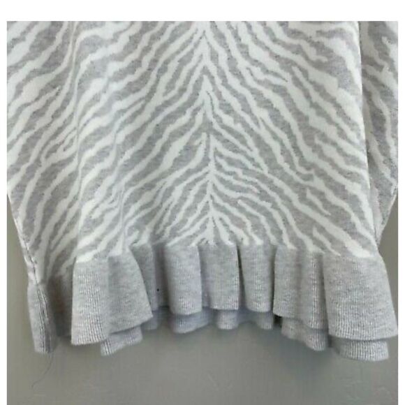 Dolan left coast zebra ruffle knit mini skirt - Picture 10 of 14